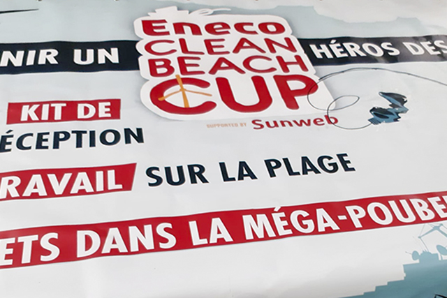 doek Eneco Clean Beach Cup Project Ayden